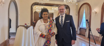 Her Excellency Ambassador Mulu Solomon attends the Invitation of the Prime Minister of Czech Republic