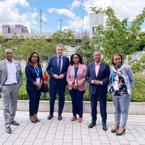 Various group and individual service buyers visited the Ethiopian Exhibition Booth at the IMEX Frankfurt 2022 Exhibition. Presentations were made to show the potential of MICE in Ethiopia
